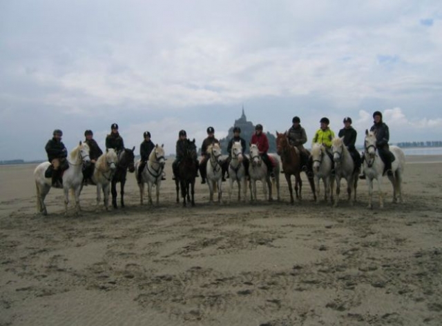 Aventura ecuestre en grupo 